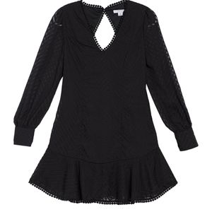 FAVLUX chevron textured dress